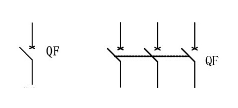 斷路器原理圖符號