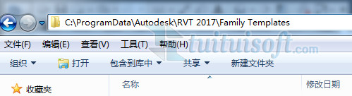 REVIT2017 族樣板文件、項目樣板文件、自帶族庫下載