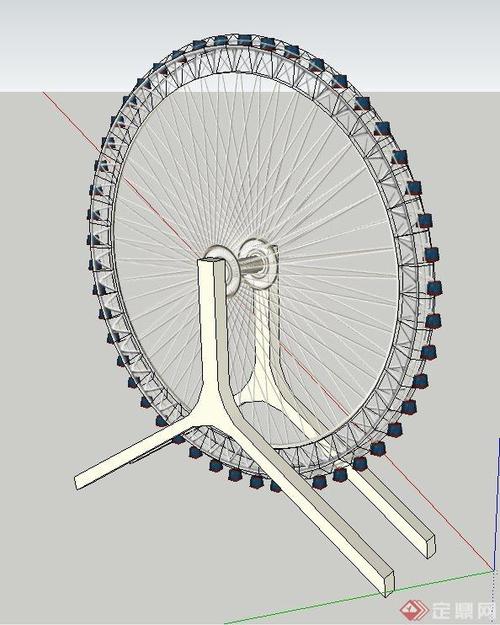 摩天輪設(shè)計(jì)中的創(chuàng)意理念 - BIM,Reivt中文網(wǎng)
