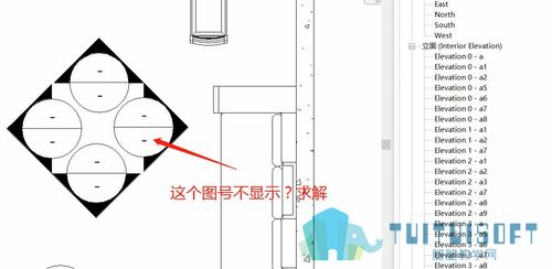 無法在Revit中顯示立面圖形 - BIM,Reivt中文網(wǎng)