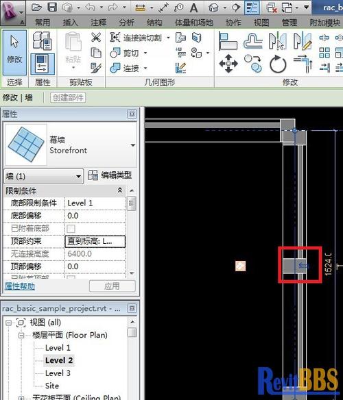 如何使用Revit在幕墻上繪制門？ - BIM,Reivt中文網(wǎng)