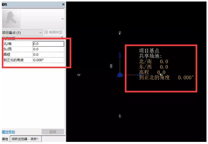 設(shè)置基點的Revit項目 - BIM,Reivt中文網(wǎng)