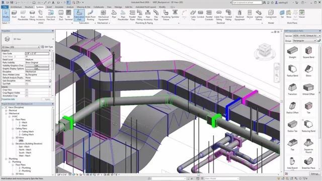 Revit風管設計 - BIM,Reivt中文網(wǎng)