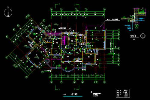 簡單的CAD建筑平面圖圖片 - BIM,Reivt中文網(wǎng)