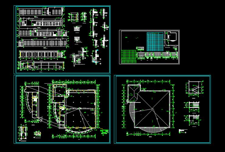 簡單的CAD建筑平面圖圖片 - BIM,Reivt中文網(wǎng)