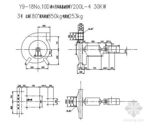 簡(jiǎn)易教程：如何繪制軸流風(fēng)機(jī)CAD圖 - BIM,Reivt中文網(wǎng)