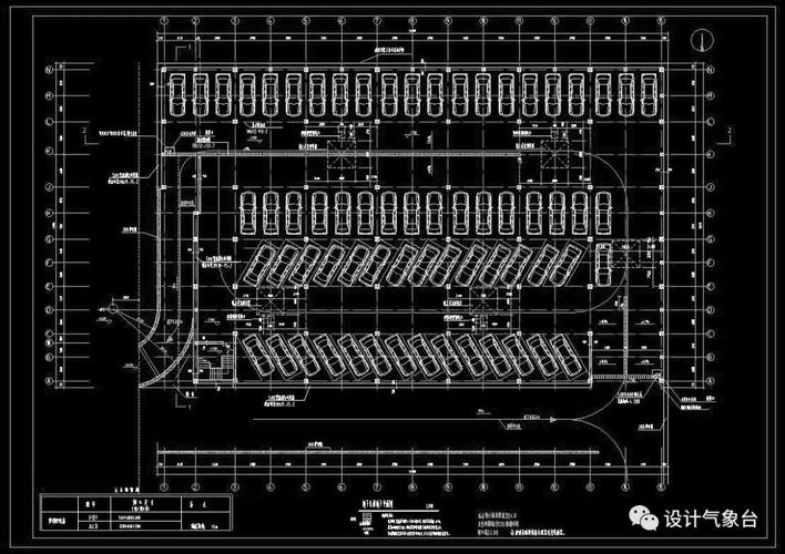 如何繪制停車場(chǎng)平面圖的CAD設(shè)計(jì) - BIM,Reivt中文網(wǎng)