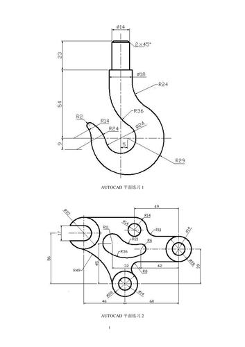 課后練習(xí)題：Autocad工程制圖教程 - BIM,Reivt中文網(wǎng)