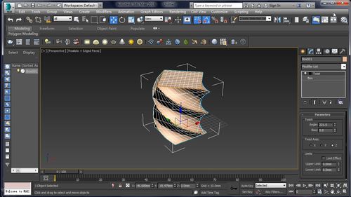 提升3Dmax設(shè)計技巧：彎曲、錐化、扭曲、晶格、FFD命令 - BIM,Reivt中文網(wǎng)