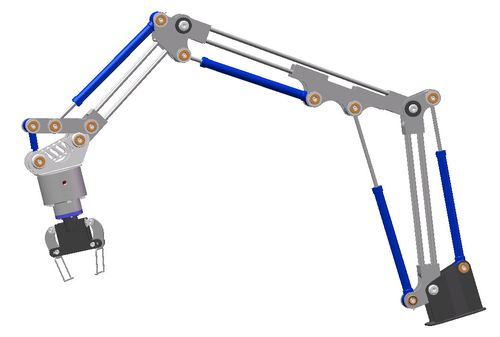 機(jī)械臂模型的3Dmax設(shè)計(jì) - BIM,Reivt中文網(wǎng)