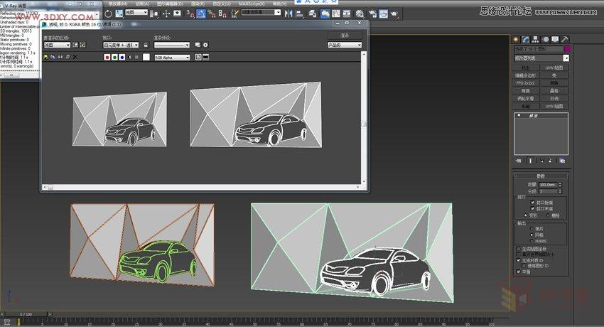 3DMAX教程：低多邊形汽車背景墻建模(附3DMAX安裝教程) - BIM,Reivt中文網(wǎng)