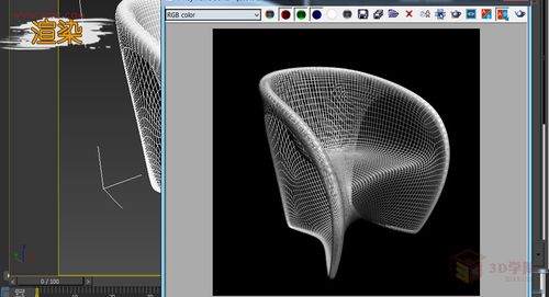 3DMax技巧分享：高效利用渲染線框功能 - BIM,Reivt中文網(wǎng)