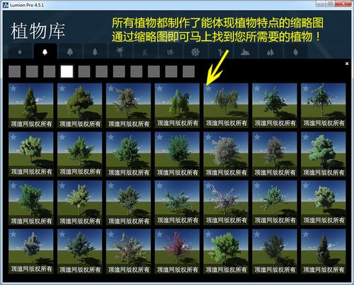 如何在Lumion中擴充植物庫 - BIM,Reivt中文網(wǎng)
