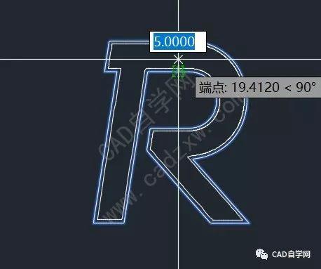 CAD偏移為什么無法輸入尺寸？