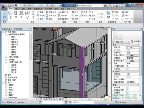 Revit柱與屋頂?shù)倪B接方式 - BIM,Reivt中文網(wǎng)