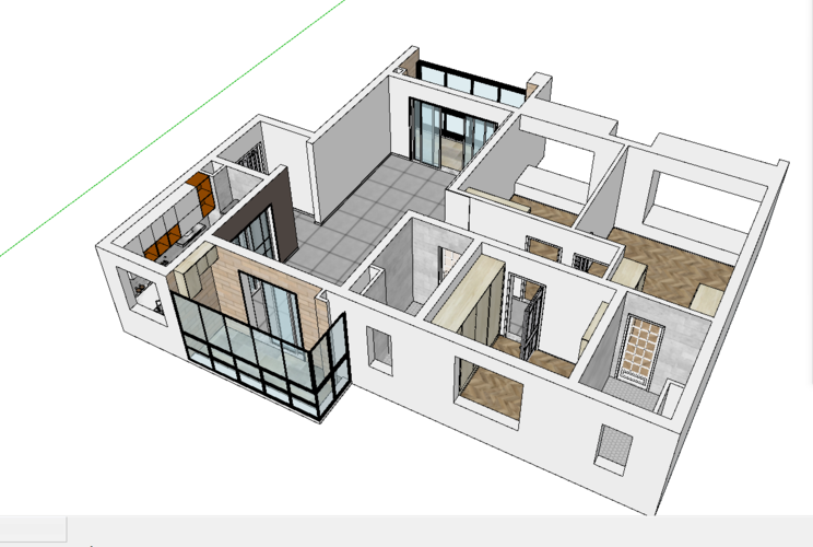 使用SketchUp只需幾秒鐘即可制作完美的90°軸測(cè)圖 - BIM,Reivt中文網(wǎng)