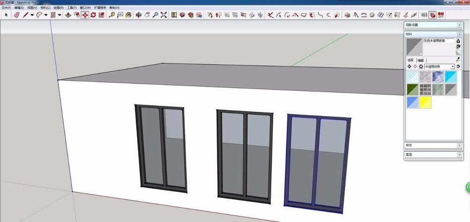 SketchUp草圖大師教程：如何制作窗戶 - BIM,Reivt中文網(wǎng)