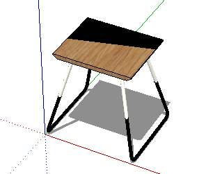 使用SketchUp繪制茶幾模型的技巧 - BIM,Reivt中文網(wǎng)