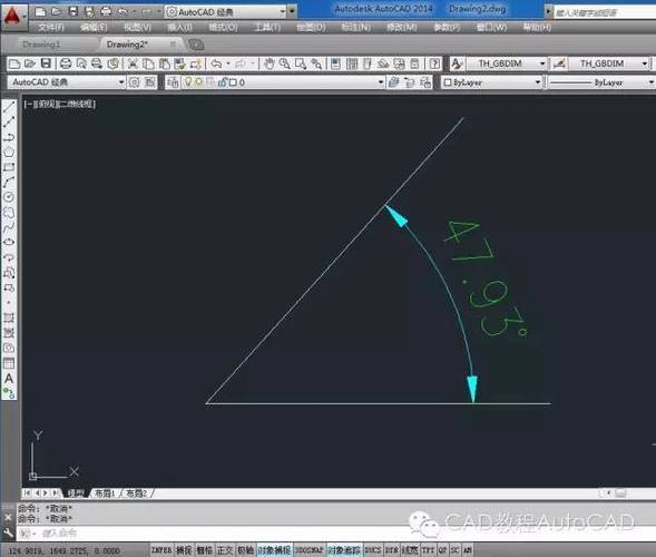 如何在CAD2022中進行角度標注 - BIM,Reivt中文網