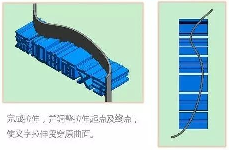 Revit中使文字沿曲面布置