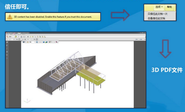 將Revit模型導出為3D PDF文件解決方法