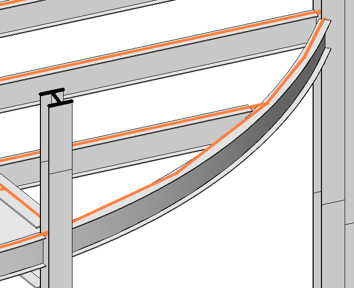 [Revit教程]繪制彎曲梁